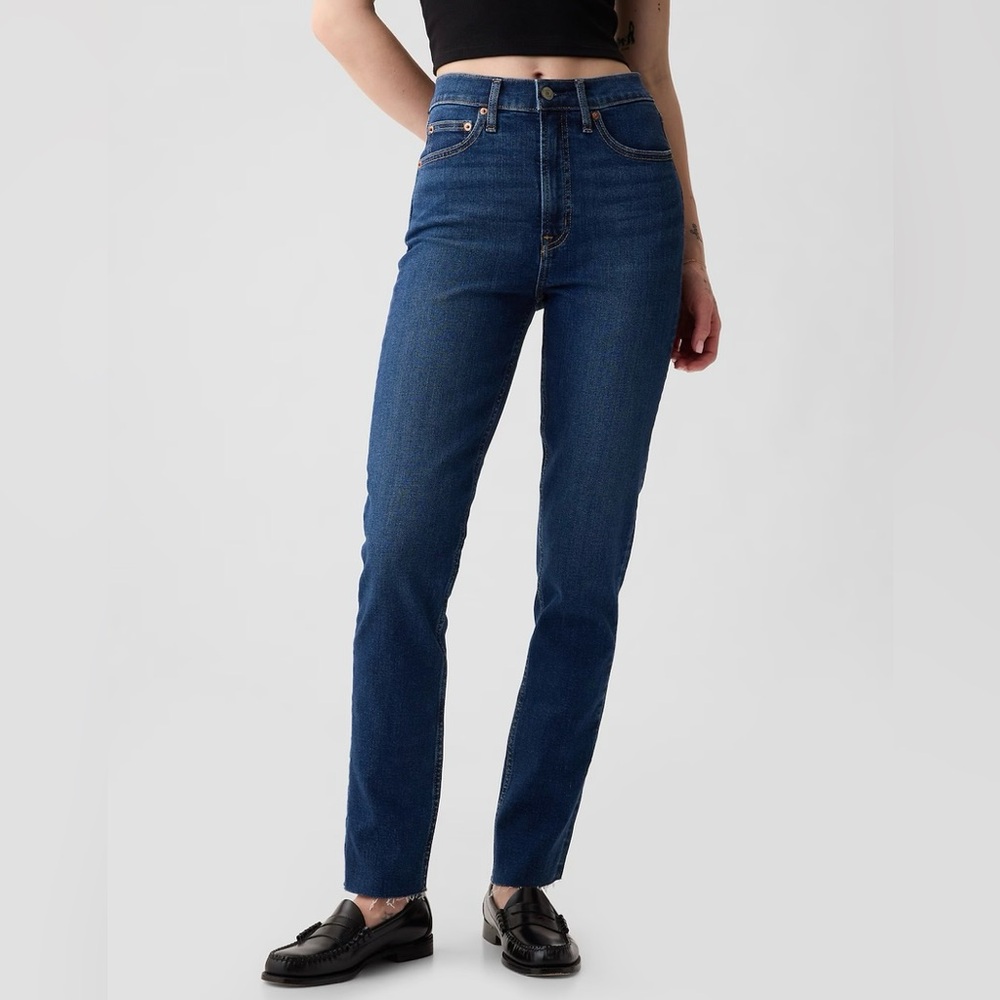 NWT Gap High Rise Vintage Slim Jeans Size 28 Petite Small size 6